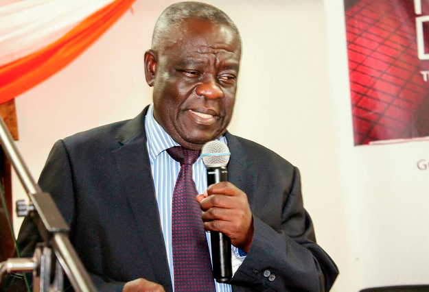 Dr Michael Agyekum Addo addressing participants at the (FAF) Professional Day at UPSA